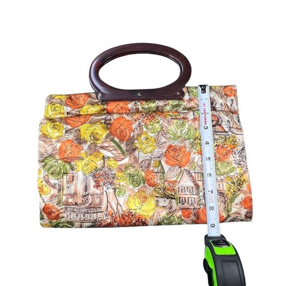 MCM Women's Vintage Floral Print Foldable Bag Size Medium - Picture 4 of 11